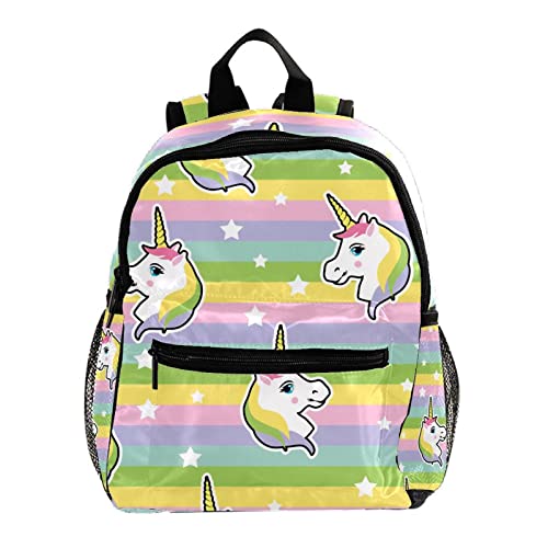 Sac à dos enfants 30,5 cm licorne arc-en-ciel pour l'école maternelle et les voyages des petits
