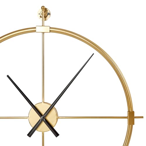 Image of Home Centre SS24 Modern WALL CLOCK-TW-1A-60X60X3CM-GLD