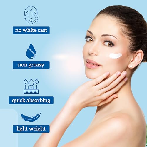 Image of inatur Collagen Sunscreen + Moisturizer SPF 30 PA++++ | Anti-Aging Sunscreen for Face | Broad Spectrum UV Protection | Hydrating & Lightweight | No White Cast | Moisturizer for Dry Skin | 50ml