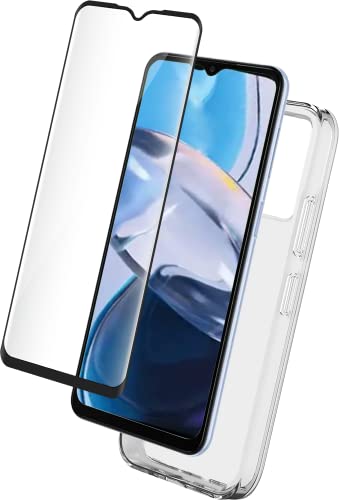 Coque Motorola E22i souple et protège écran 2.5D Bigben