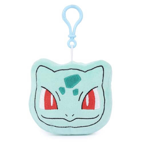Image of Mirada Pokemon Bulbasaur Bagclip Soft Plush Toy - 12cm | Official Licensed Stuffed Keychain for Kids & Fans | Cute & Lightweight | Ideal Gift for Birthday /Christmas /Diwali