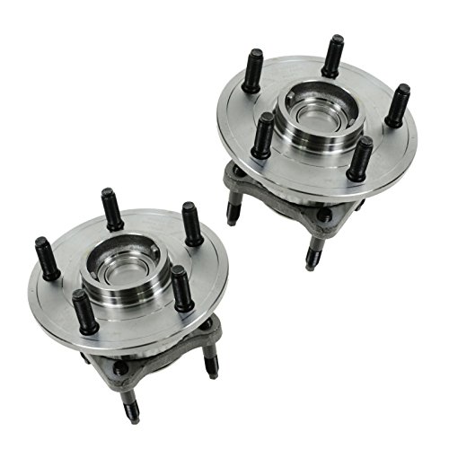 Image of TRQ Rear Left and Right Wheel Bearing and Hub Assembly Set 2 Piece Compatible with 2005-2010 Jeep Grand Cherokee 2006-2010 Commander
