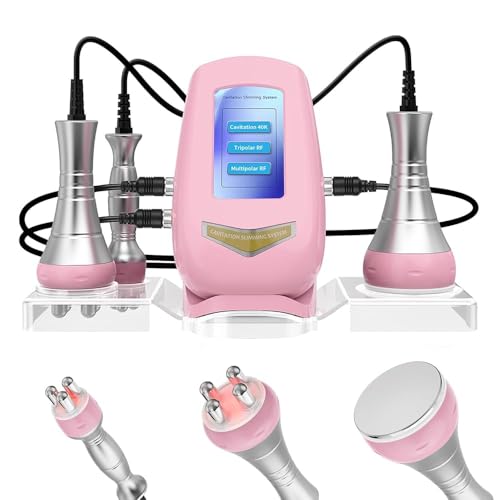 40K Amincissant Machine Appareil Minceur Machine Anti Cellulite, 3 En 1 Lipocavitation Radiofrequence Visage et Corps Entier Amincissants et Raffermissants
