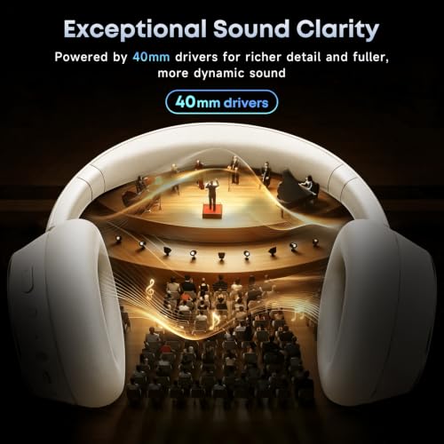 Image of Hybrid Active Noise Cancelling Bluetooth Headphones Wireless Headphones