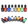 COPART Universal Bar Ends for All 7/8 Handlebar Grips, Handle Bar End Plugs Caps For Yamaha YZF R6 R1 R125 R6S R25 R3 600R and More