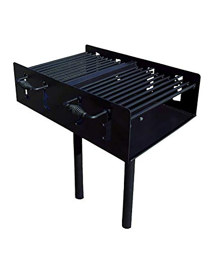 EasyChef Outdoor Group Camp Grill with In-Ground Post