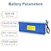 KBT 36V 8Ah Rechargeable Li-ion Battery with Charger, Charging Cable, Cable Connector, Build-in 10A BMS