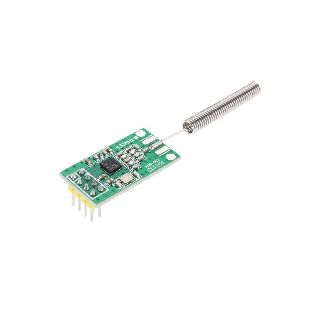 CC1101 433MHz Wireless RF Transceiver Module with Spring Antenna-image-5