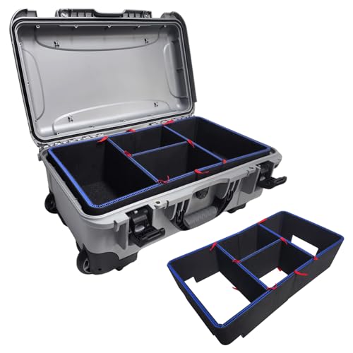 LAFENLIN DIY Divider System for Nanuk 935 Case [Secure Gear, Fast Setup] - Professional U-Clip & Red Tabs Organizer for Tactical, Camera, Tool, Medical Equipment (Case Not Included)