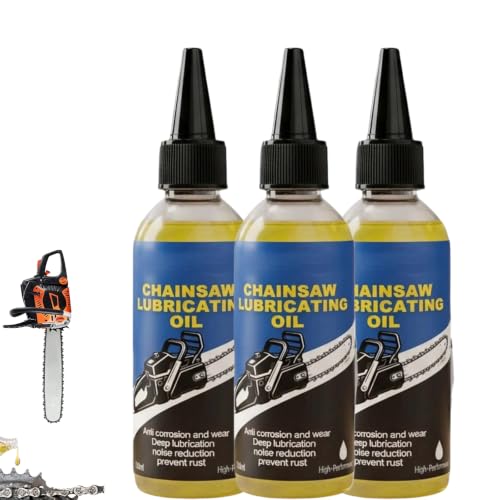 Huile chaine tronçonneuse synthétique pour matériel de jardin - 3PC