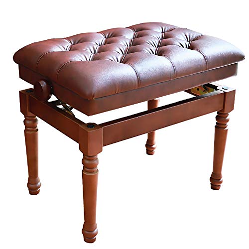Tabouret de Piano, Tabouret de Coiffeuse Banc de Piano réglable avec Jambe en Bois Massif Banc de Clavier Support de Piano Banc de Maquillage Tabouret de Toilette Cuir PU Marron foncé Everything is - Les Beatles, Paul McCartney, John Lennon, RIngo Starr, George Harrison Tabouret de Piano, Tabouret de Coiffeuse Banc de Piano réglable avec Jambe en Bois Massif Banc de Clavier Support de Piano Banc de Maquillage Tabouret de Toilette Cuir PU Marron foncé Everything is