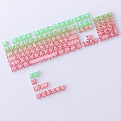 Teclas para teclados mecánicos resistentes al desgaste con kit completo de accesorios 6