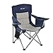 PELLIOT Chaise Pliante de Pêche Ultra Légère Chaise de Camping Portable Chaise Pliante avec Accoudoirs et Chaise 23.22 * 23.22 * 38.97inches (Bleu Foncé)