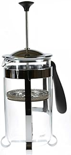 Bravilor Pyrex 8 Cup 1 Litre Chrome Plated Cafetiere for Coffee and Tea