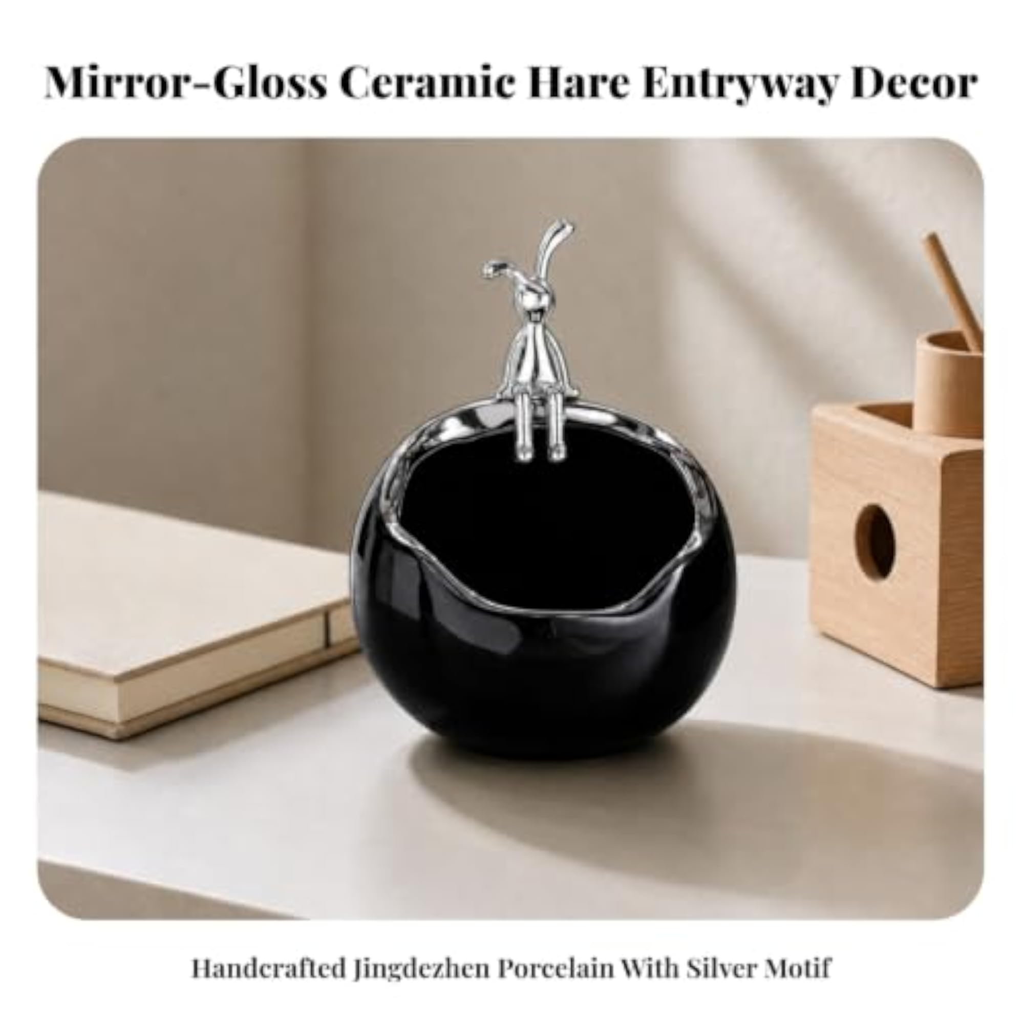 Decorative Rabbit Storage Ornament Tray