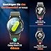LK 3 Stück Displayschutz für Samsung Galaxy Watch 7/6 44mm Schutzfolie, Einfache Installation, Kratzfest, Blasenfrei, 9H für Panzerglas für Galaxy Watch 7/6 44mm [ Neues Modell 2025]