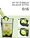 Lomccian Pickleball Ball Retriever Upper Holds 17 Balls, Pickleball Pickup Tube with Shoulder Strap, Easy Pickup Portable Pickleball Ball Holder