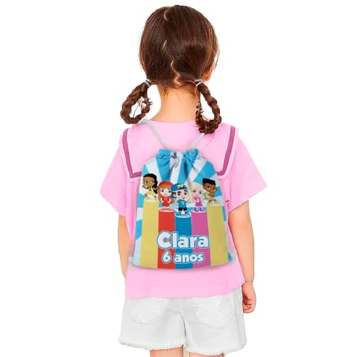 Mochilinha Bag Infantil Personalizado com Nome e Idade Lucas Neto Aventureiros (Mochilinhas 20x30, Unidades, 01)