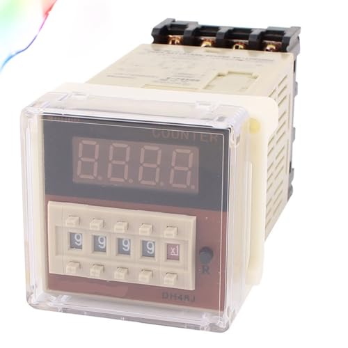 Relé de retardo contador DH48J-8 electrónico DPDT 220V para temporización industrial