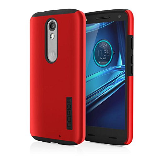 Motorola Droid Turbo 2 / Moto X Force Case, Incipio [Hard Shell] [Dual Layer] Dualpro Case For Motorola Droid Turbo 2 / Moto X Force-Iridescent Red/Black #TOP12