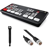 Blackmagic Design ATEM SDI Switcher Bundle with Kopul 3G-SDI Cable BNC to BNC (50 ft) and 10-Pack Straps