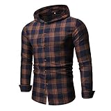ITISME Nouveau Pas Cher Sweat à Capuche Hommes Coton Manche Longue Peinture sur Treillis Grande Taille Décontractée Top Chemisiers Casual Top Blouse Sweat Shirts Hoodie