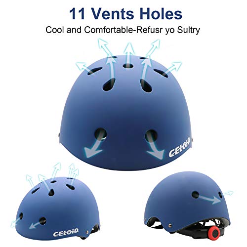 Image of Kids Bike Helmet,Toddler Skateboard Helmets for Ages 2-3-5-8-14 Years Boys Girls，Adjustable Multi-Sport Bicycle Skateboarding Football Roller Skating Scooter Rollerblade Balance Bike Helmet