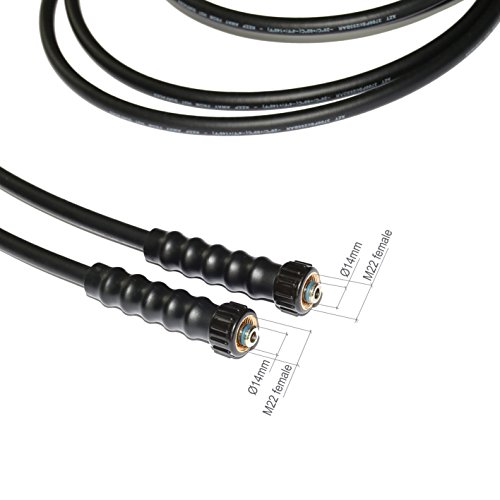 Xzt 3700Psi 5/16“ 25Ft Anti-Kink High Pressure Washer Hose With Adapter,Extension Hose For Spx Series, Karcher, B&S, Craftsman, Generac, Champion&Simpson And Others #TOP3