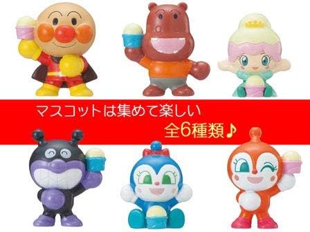 Amazon びっくらたまご アンパンマン 入浴剤 バスボール きらめけ アイスの国のバニラ姫編 マスコット入5個1セット ビューロ 炭酸入浴剤 通販