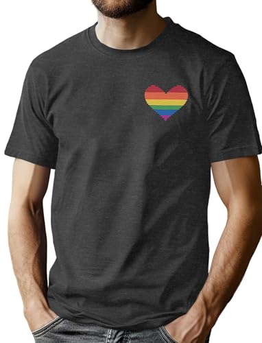 Image of Ithalt Pride Tank Top for Women LGBT Rainbow Flag Shirt Love Heart Graphic Tee Lesbian Gay Pride Sleeveless Vest