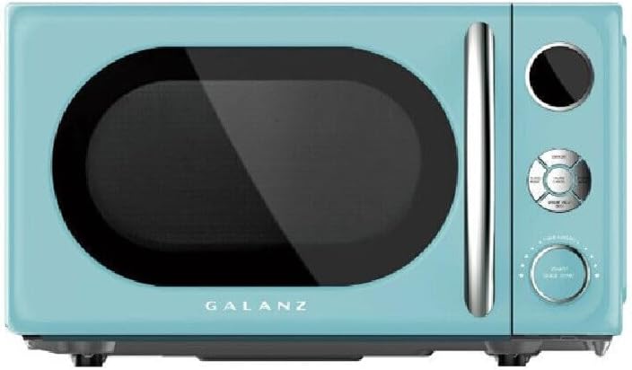0.7 cu ft Vintage Countertop Microwave Oven 700 Watt Blue OEM Genuine Parts