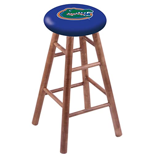 Holland Bar Stool Co. Maple Counter Stool in Medium Finish with Florida Seat by The