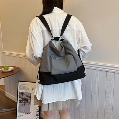 Bolso convertible tipo mochila y bandolera casual IAMUHI miniatura 3