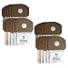 20 Eureka/Sanitaire Style BV-2 Allergen Bags for Eureka Backpack, Carpet Pro, Piranha, & Tornado Vacuums; Compare to Eureka Part No. 62370; Designed & Engineered by Crucial Vacuum