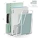 SANRUI Clear Vertical Magazine File Holder, Acrylic Desk Organizer and Storage Bins Holding for Magazines Binders, Notebooks, Envelopes A4 Folder Binder Holders Sorter, 3 Compartments