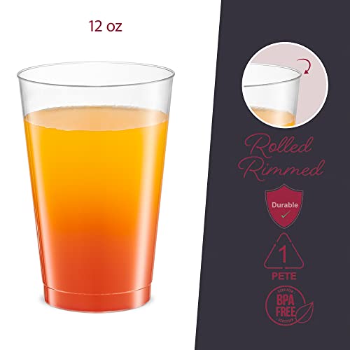 PLASTICPRO Disposable 12 oz Crystal Clear Plastic Tumblers for Parties & Weddings | Pack of 100  
PLASTICPRO Disposable 12 oz Crystal Clear Plastic Tumblers for Events & Celebrations | Pack of 100  
PLASTICPRO Disposable 12 oz Crystal Clear Plastic T