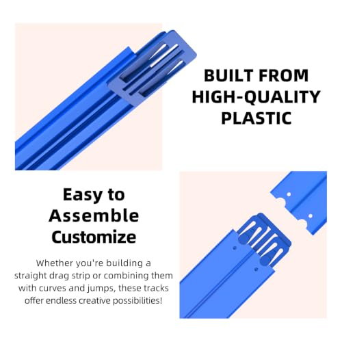 K TOMOTO Racetrack Connectors Compatible with Hot Wheels, 4 Pack — view 4
