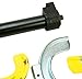 8MILELAKE Macpherson Strut Spring Compressor Kit Interchangeable Fork Coil Extractor Tool Set