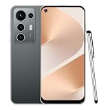 McMgc Unlocked Smartphone, Android 12.0 Mobile Phones 6.6'' HD+ Screen, 32GB ROM/256GB SD, 4G Dual SIM, Dual Camera, Face ID+WiFi+BT+FM+GPS+OTG (C25Ultra-Black)