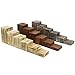 MOOCA Wooden 6 Pcs Square Risers for Display Jewelry and Accessories Display Stand Wooden Risers For Jewelry Figurine, Brown