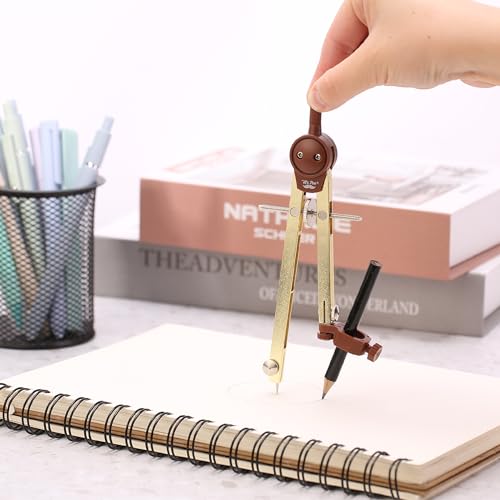 Compas pour la géométrie Mr. Pen dorée avec crayon de dessin - 7
