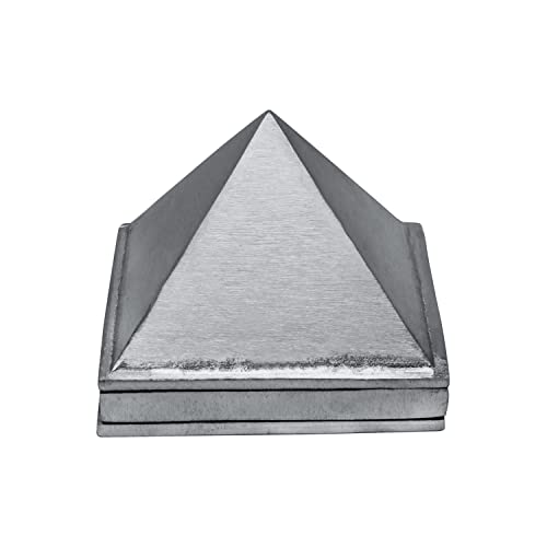 Image of Metal Vastu Zinc 3 Layer Pyramid | Pure Zinc Vastu Remedy | 3-Inch | Pyramid for Positive Energy, Health & Wealth | Vastu Dosh Remedies for Home & Office | Pack of 1