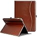 Price comparison product image ZtotopCase Case for ipad Air 2/Air 1/iPad 9.7 Inch 2018/2017(5th/6th generation),Premium PU leather Business Stand Folio Cover for ipad,Document Card Slots,Smart Cover Auto Wake/Sleep,Brown