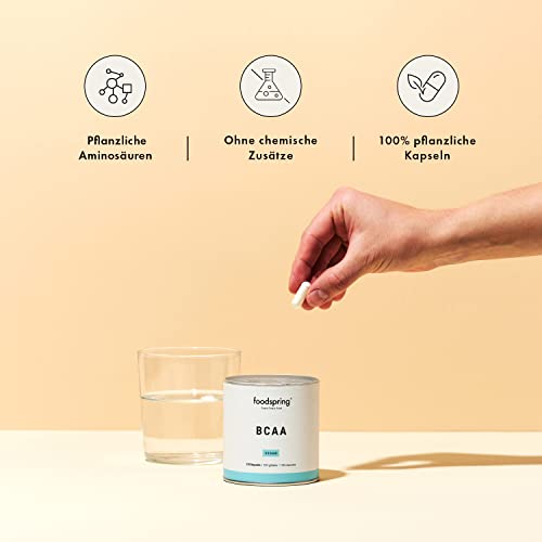 BCAA Kapseln von Foodspring, 120 Stück, Vegan
