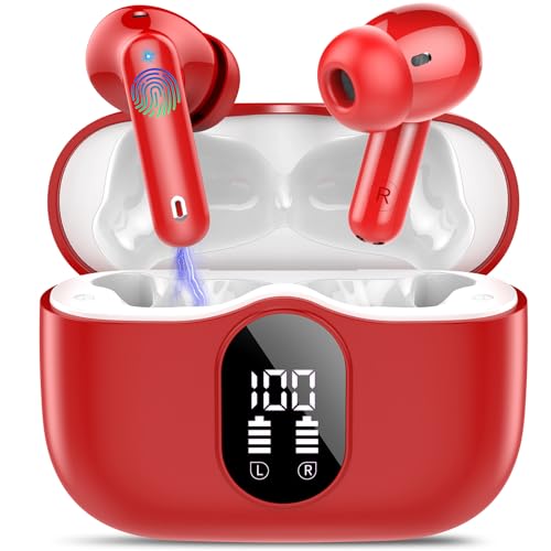 Btootos Wireless Earbuds, Bluetooth 5.4 Headphones Bass...