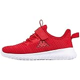Zapatillas Kappa con logotipo Kappa CAPILOT K Unisex Kids, Zapatillas para Correr de Carretera, Rojo (Rojo Y Negro), 35 EU