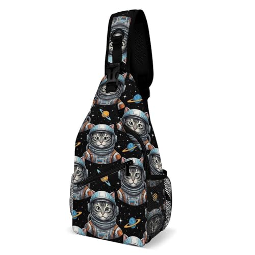 Sac poitrine chat astronaute léger pour libérer vos mains en randonnée