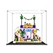 Produktbild AZIZAT Acryl-Vitrine ist kompatibel mit Lego 41747 Terrace Restaurant Bauset. Modell Sammlerstücke staubdicht klar Display Box (nur Aufbewahrungsbox) (3 mm)