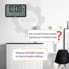 Wallar Ge Auto Set Clock with Humidity review image