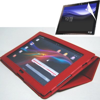 Amazon.co.jp: 【ONC】画面フィルム付き＋Xperia Tablet Z ケース